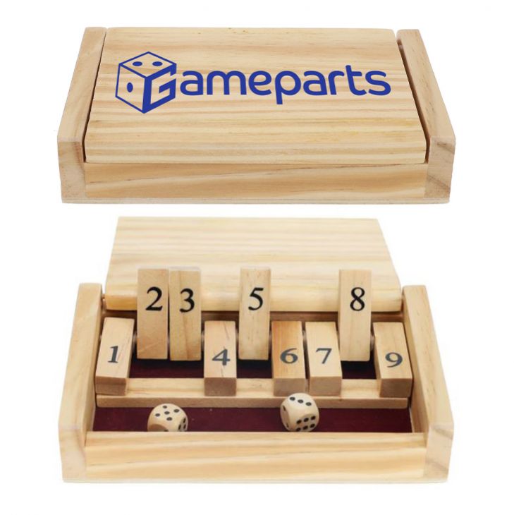 Custom Mini Shut the Box Game main image